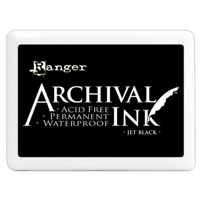 Archival Ink Ranger Archival Ink Pad Jet Black