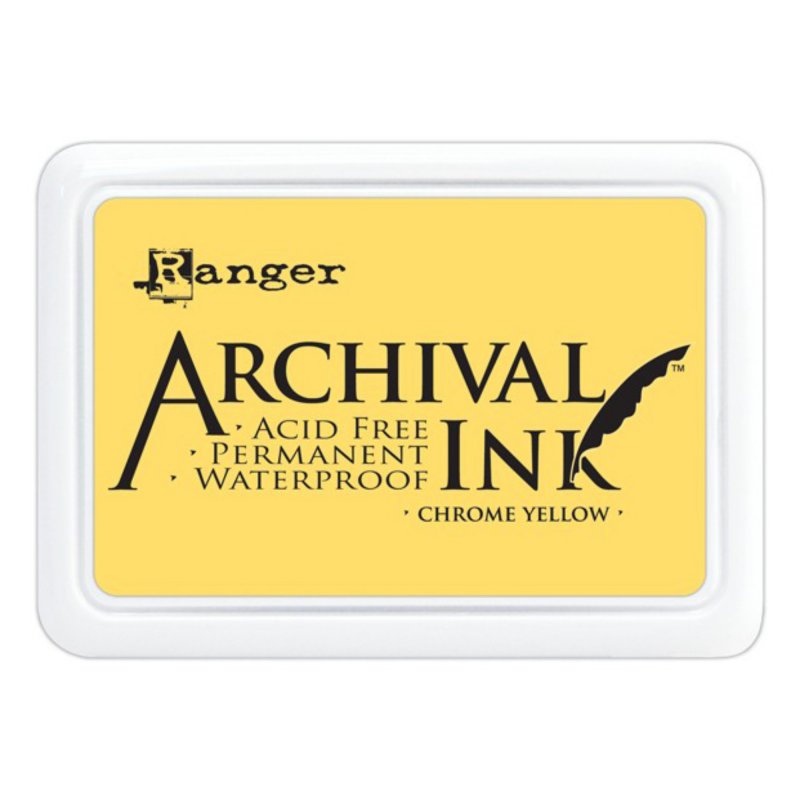 Archival Ink Ranger Archival Ink Pad Chrome Yellow