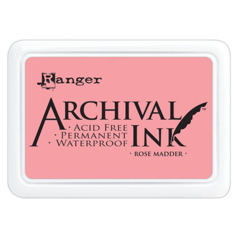 Archival Ink Ranger Archival Ink Pad Rose Madder