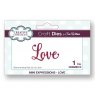 Sue Wilson Craft Dies Mini Expressions Collection Love