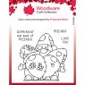 Woodware Clear Stamps Gnome Friends | Set of 4