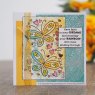 Woodware Woodware Clear Stamps Colourful Greetings | Set of 7