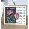 Woodware Woodware Clear Stamps Peony Set | Set of 14
