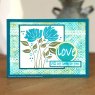 Woodware Woodware Clear Stamps Peony Set | Set of 14
