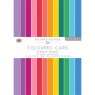 The Paper Boutique Everyday A4 Coloured Card Rainbow Brights | 24 sheets