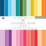 The Paper Boutique The Paper Boutique Everyday 6 x 6 inch Coloured Paper Pack Rainbow | 48 sheets