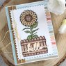 Sam Poole Creative Expressions Sam Poole Clear Stamp Set Floral Garden Gate | Set of 3