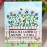 Sam Poole Creative Expressions Sam Poole Clear Stamp Set Floral Garden Gate | Set of 3