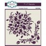 Creative Expressions Creative Expressions Stencil Timeless Florals | 7 x 7 inch