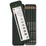 Faber-Castell Faber-Castell Castell 9000 Graphite Pencils with Tin | Set of 6