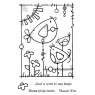 Woodware Woodware Clear Stamps Three Little Birds | Set of 5