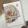 Woodware Woodware Clear Stamps Bird Circle | Set of 13