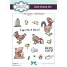 Creative Expressions Designer Boutique Clear Stamps Eggcellent News | Set of 17