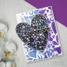 Woodware Woodware Clear Stamps Bubble Heart | Set of 12