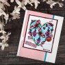 Woodware Woodware Clear Stamps Butterfly Heart | Set of 11