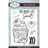 Creative Expressions Sam Poole Clear Stamp Set Cupcake Kisses | Set of 8