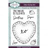 Creative Expressions Sam Poole Clear Stamp Set Sweetness Heart | Set of 7