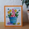 Woodware Woodware Clear Stamps Flower Pot Gnome | Set of 7