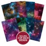 Adorable Scorable Hunkydory A4 Adorable Scorable Pattern Packs Glistening Galaxies | 24 sheets