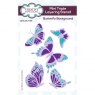 Creative Expressions Creative Expressions Mini Triple Layering Stencil Butterfly Background | 4 x 3 inch