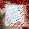 Creative Expressions Creative Expressions Rubber Stamp Letter to Santa