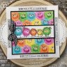Woodware Woodware Clear Stamps Bubble Robins In A Row | Set of 7