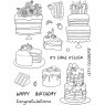 Jane's Doodles Creative Expressions Jane's Doodles Clear Stamps It's Cake O'Clock | Set of 17