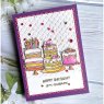 Jane's Doodles Creative Expressions Jane's Doodles Clear Stamps It's Cake O'Clock | Set of 17