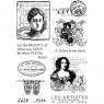 Sam Poole Creative Expressions Sam Poole Clear Stamp Parisian Lace Chronicles | Set of 10