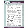 Creative Expressions Sam Poole Clear Stamp Signatures From The Past 2 | Set of 32