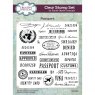 Taylor Made Journals Creative Expressions Taylor Made Journals Clear Stamp Set Passport | Set of 33