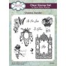 Taylor Made Journals Creative Expressions Taylor Made Journals Clear Stamp Set Chateau Garden | Set of 9