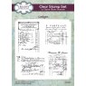 Taylor Made Journals Creative Expressions Taylor Made Journals Clear Stamp Set Ledger | Set of 4