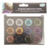 Cosmic Shimmer Cosmic Shimmer Iridescent Watercolour Paint Set 10 Decadent and Precious Metals