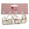 Woodware Book Rings Silver 25 mm | Pack of 24