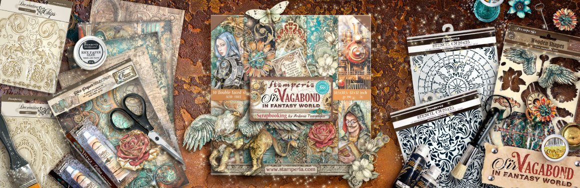 Stamperia Sir Vagabond in Fantasy World Collection