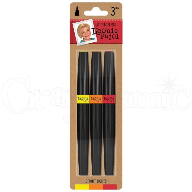 Leonie Pujol Gitter Brush Pens available to order from Craftasmic now! 