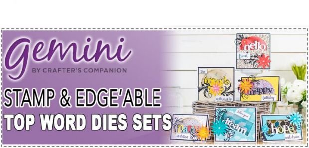 New Gemini Stamp & Die Top Word Sets in Stock NOW!!