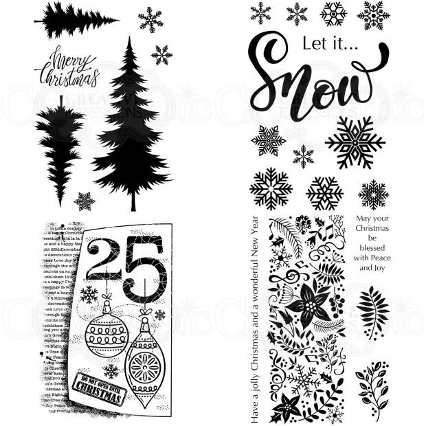 New Christmas Woodware Stamp Collection!