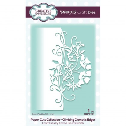 Creative Expressions Craft Dies Paper Cuts Collection Climbing Clematis Edger