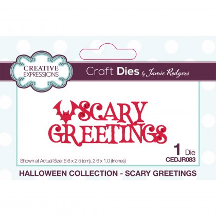 Jamie Rodgers Craft Die Halloween Collection Scary Greetings