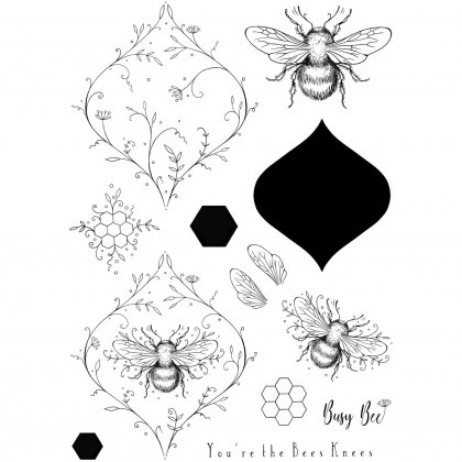 Pink Ink Designs Clear Stamp The Flight of the Bumblebee | Set of 13