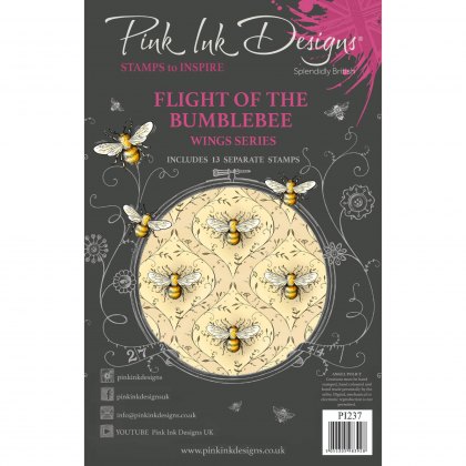 Pink Ink Designs Clear Stamp The Flight of the Bumblebee | Set of 13