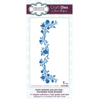 Jamie Rodgers Craft Die Fairy Wishes Collection Entwined Rose Border