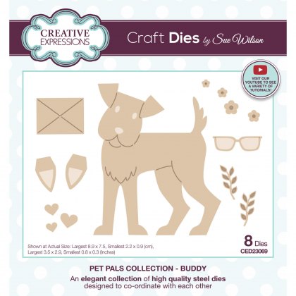 Sue Wilson Craft Dies Pet Pals Collection Buddy | Set of 8