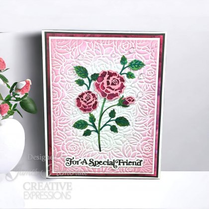 Sue Wilson Craft Dies Layered Flowers Collection Garden Rose | Set of 15