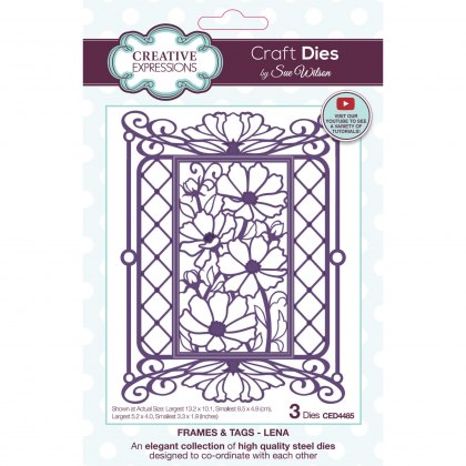 Sue Wilson Craft Dies Frames & Tags Collection Lena | Set of 3