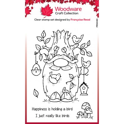 Woodware Stamps March 2024 Gnome Garden Collection