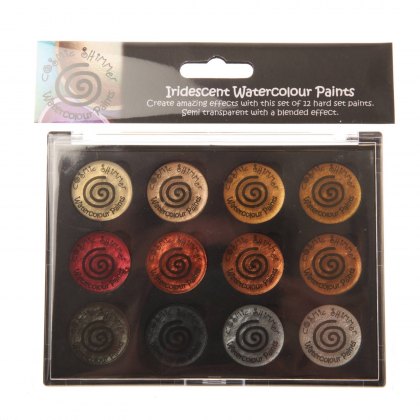 Cosmic Shimmer Iridescent Watercolour Paint Collection