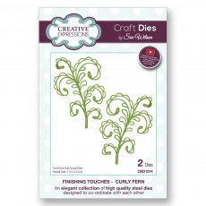 Sue Wilson Craft Dies Finishing Touches Curly Fern | Set of 2